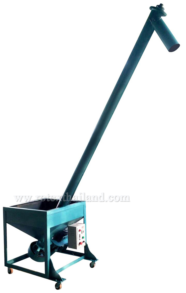 screw-conveyor, ท่อส่ง, ท่อส่งเม็ดพลาสติก, โรเทก, พลาสติก